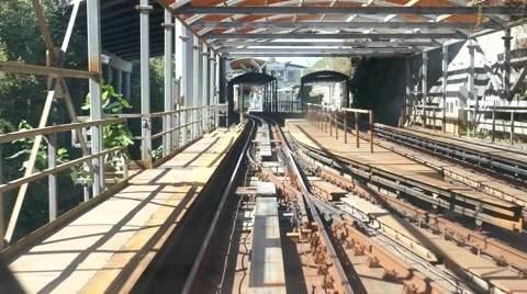 Automated Public Transit System Stock Footage 67546713