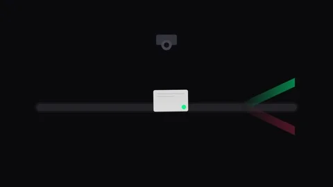 Automated Quality Control Inspection System with High-Speed Camera Scanner .. Stock-Footage 346130372