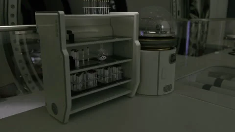 Automated sample processing and registration unit for clinics Stock Footage 339802472