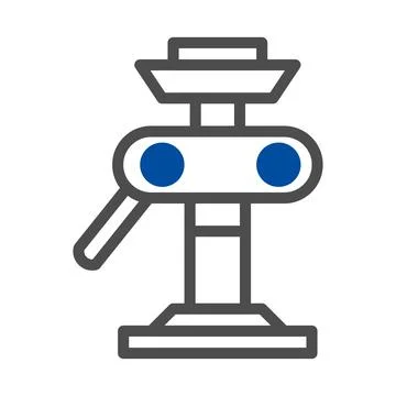Automated Security System Icon. Concept of Surveillance, Access Control, an.. 스톡 일러스트