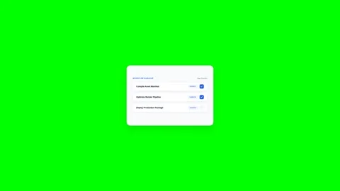 Automated Software Workflow Manager Animation Stock Footage 347033993