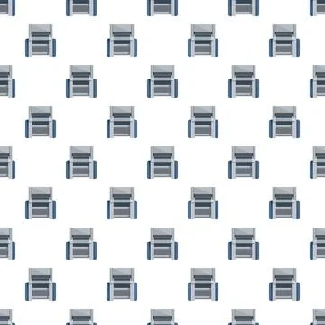 Automated spinning machine seamless pattern for textile production Stock Illustration