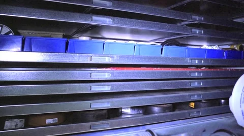 Automated Storage facility  Stock Footage 2287239