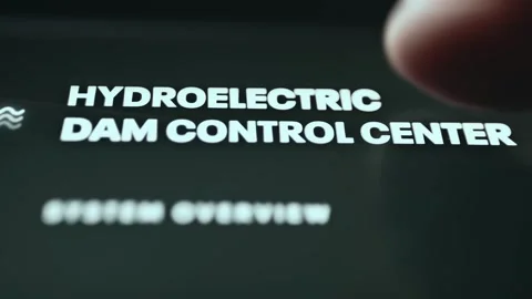 Automated System Control Message Industrial Technology Dashboard Stock Footage 339609783