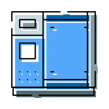 Automated teller machine financial transaction payment terminal Ilustração Stock