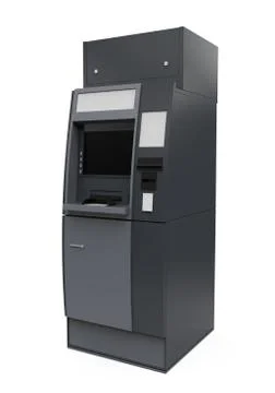 Automated Teller Machine Stock Illustration