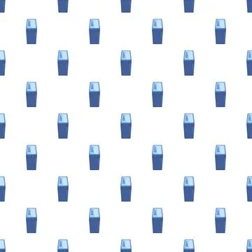 Automated teller machine seamless pattern for banking services 스톡 일러스트