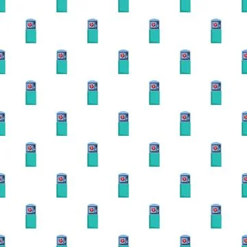 Automated teller machine seamless pattern for financial background 스톡 일러스트