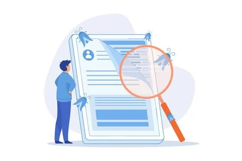 Automated testing Automotive executed test, app development tester, automat.. Stock Illustration