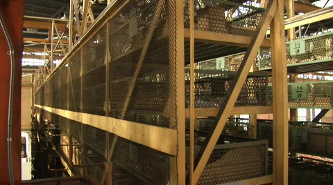 Automated warehouse 3 Stock Footage 313409