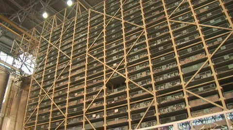 Automated warehouse general view Stock-Footage 313293