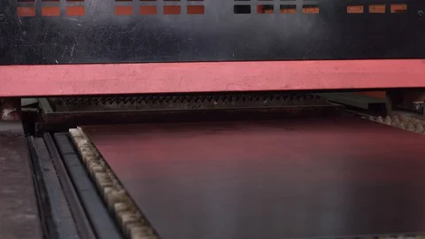 Automated work of the machine Stock Footage 128339145