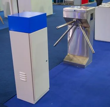 Automatic access control ticket Stock Photos