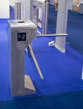 Automatic access control ticket Stock Photos