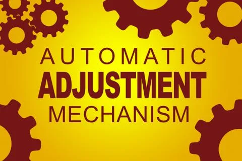 Automatic Adjustment Mechanism concept イラスト素材