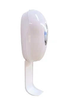 Automatic alcohol dispenser isolate on white background, infection and hospit Stock Photos