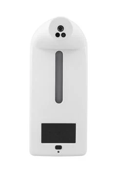 Automatic alcohol dispenser isolated Foto stock