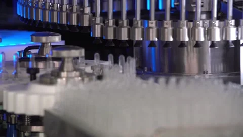 Automatic ampoules inspection machine 库存影片 99082844