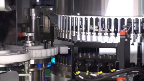 Automatic ampoules inspection machine 库存影片 99083259