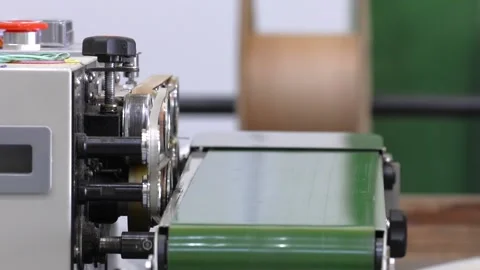 Automatic bag sealing machine Stock Footage 109411646