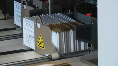 AUTOMATIC BALLOT COUNTING MACHINE COUNTING VOTES Stock Footage 142774267