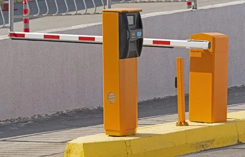 The Automatic barrier gates Stock Photos