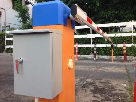 Automatic barrier Stock-Fotos