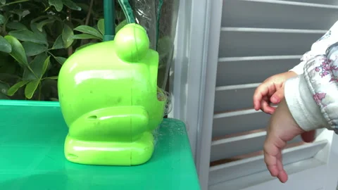 Automatic bubbles machine for children, leisure concept Stock Footage 146132793