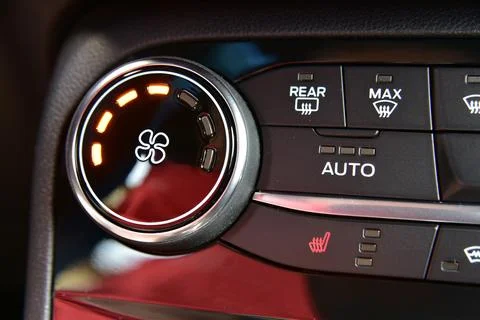 Automatic Car Air Conditioner  Stock Photos