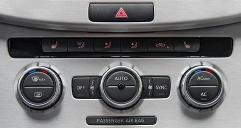 Automatic Car Air Conditioner  Stock Photos