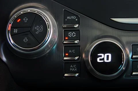 Automatic Car Air Conditioner  Stock Photos