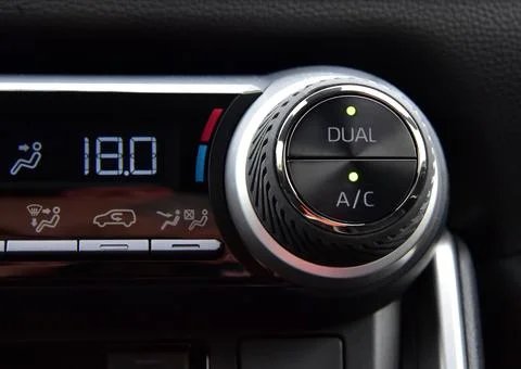 Automatic Car Air Conditioner Stock Photos
