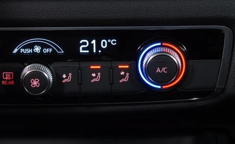Automatic Car Air Conditioner Fotos Stock