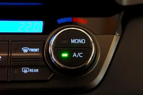 Automatic Car Air Conditioner Fotos de archivo