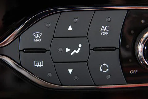 Automatic Car Air Conditioner Fotos Stock