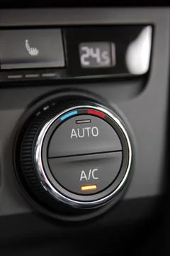 Automatic Car Air Conditioner Stock Photos