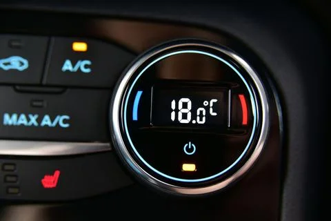 Automatic Car Air Conditioner Stock Photos