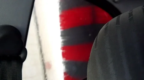 Automatic Car Wash Equipment Stock Footage 56280097