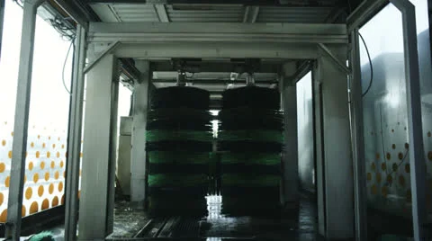 Automatic car wash Stock Footage 22705765