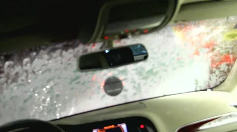 Automatic car wash Stock Footage 44425267