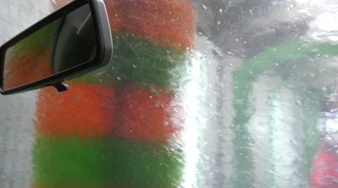 Automatic Car Wash Stock Footage 46219163