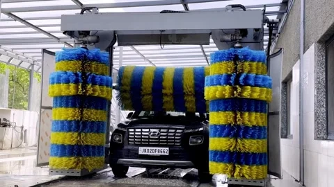 Automatic Car Wash Machine Cleaning Vehicle Vidéo 336177066