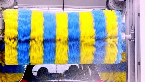 Automatic Car Wash Machine Video stock 336176889