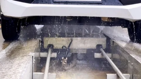 Automatic Car Wash Machine Video stock 336176924