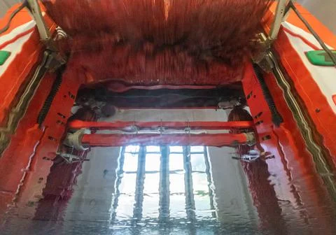 Automatic car wash Stock Photos