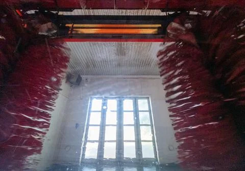 Automatic car wash 스톡 사진