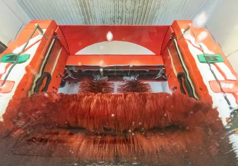 Automatic car wash Stock Photos