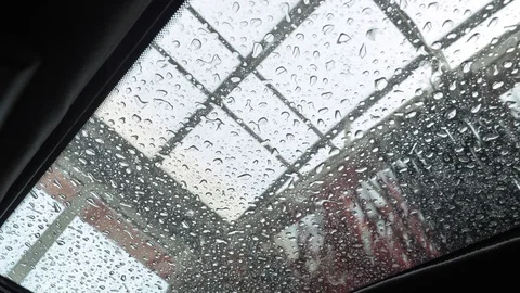 Automatic car wash in process Stock Footage 127917388