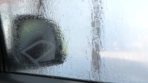 Automatic car wash in process Stock Footage 127917431