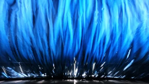 Automatic car wash, view from inside the car interior Stock Footage 265172273